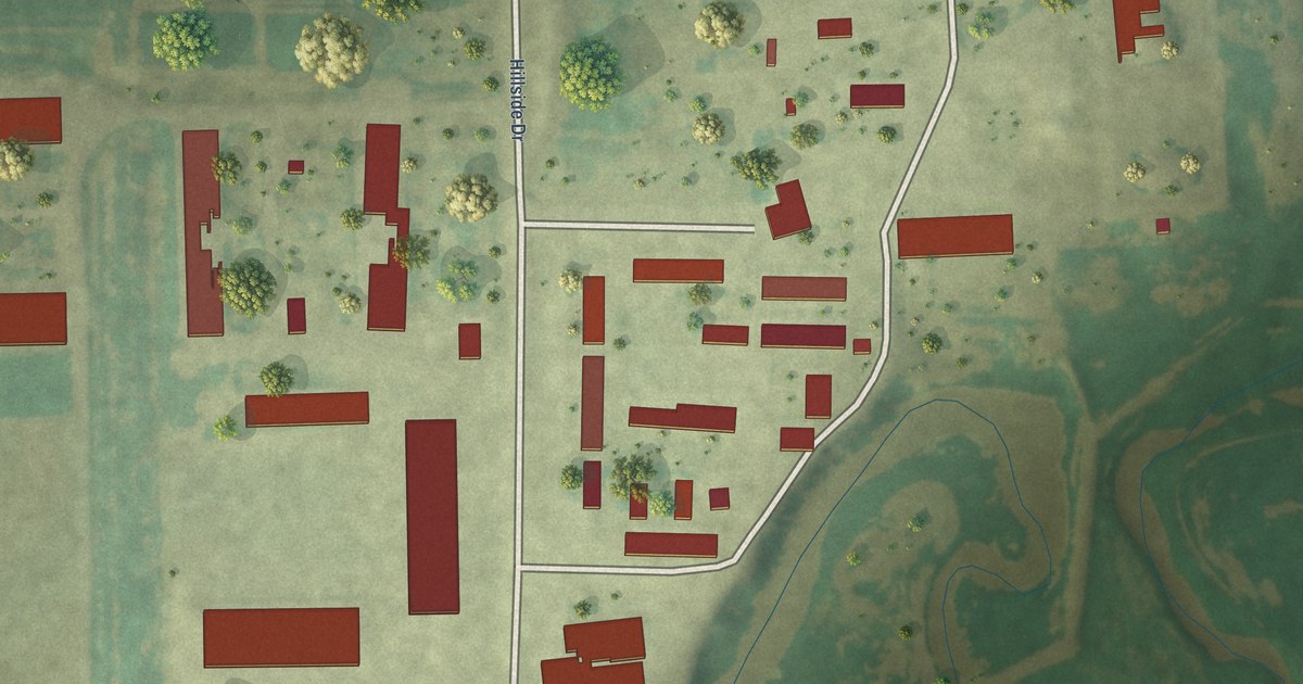 Map of Hillside Colony, South Dakota in 2026