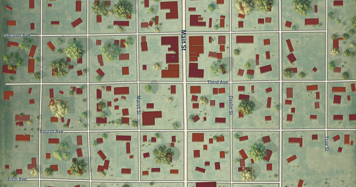Map of Hoven, South Dakota in 2026