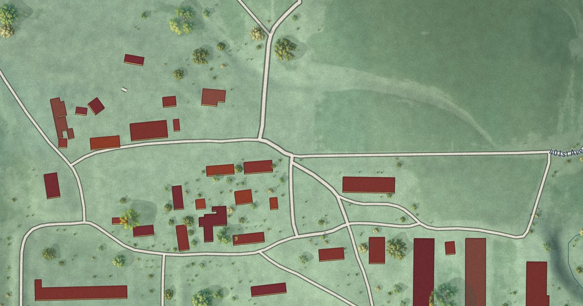 Map of Huron Colony, South Dakota in 2026
