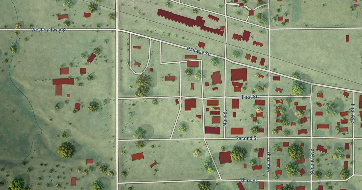 Map of Kennebec, South Dakota in 2026