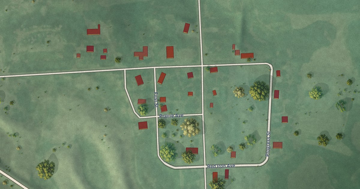 Map of Lake City, South Dakota in 2026