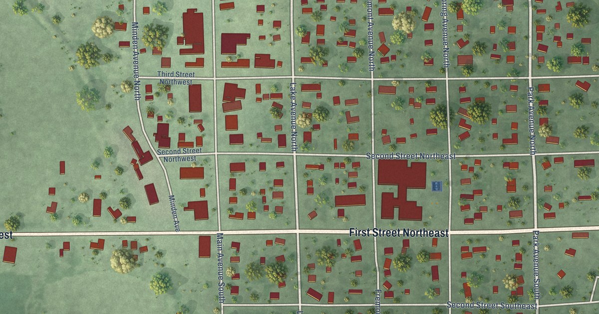 Map of Lake Preston, South Dakota in 2026