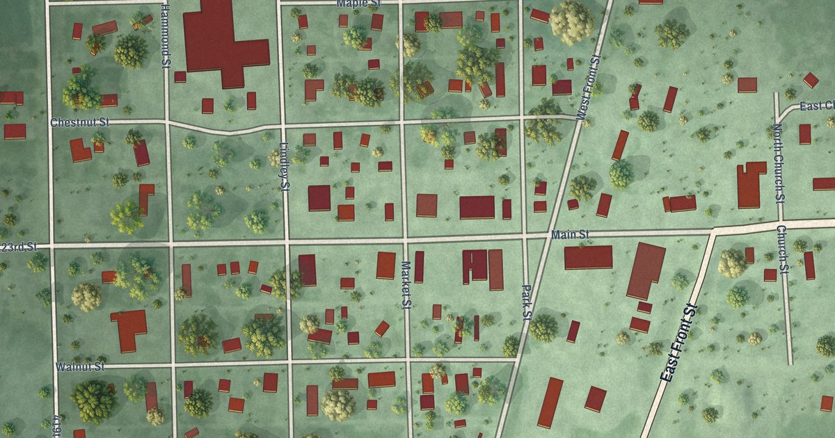 Map of Langford, South Dakota in 2026