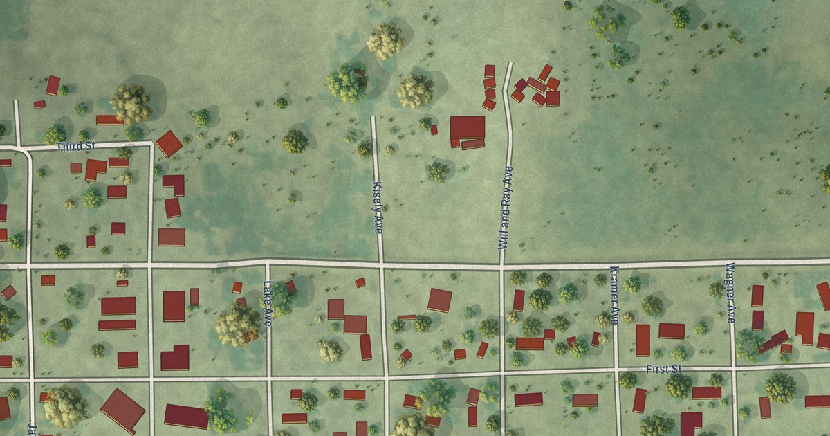 Map of Lesterville, South Dakota in 2026