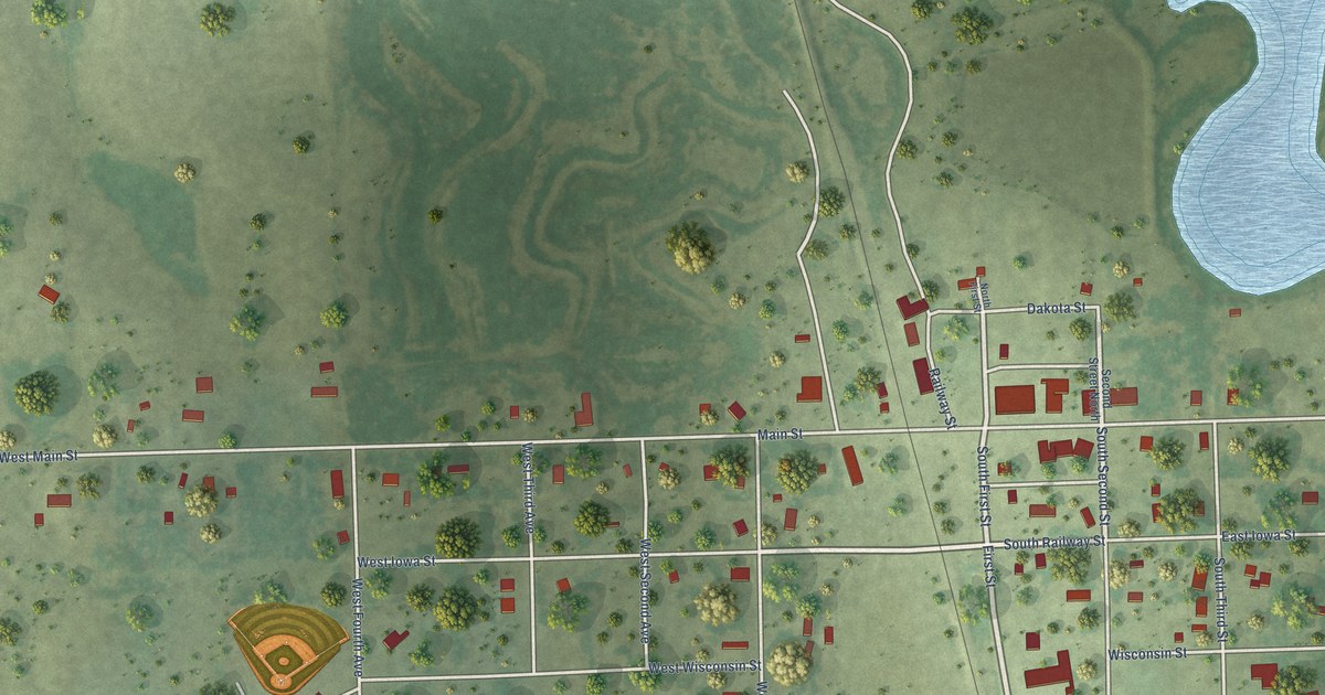 Map of Letcher, South Dakota in 2026