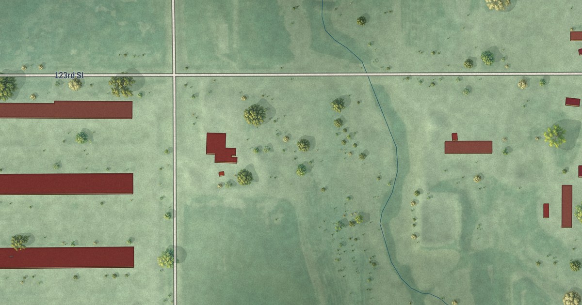Map of Long Lake Colony, South Dakota in 2026