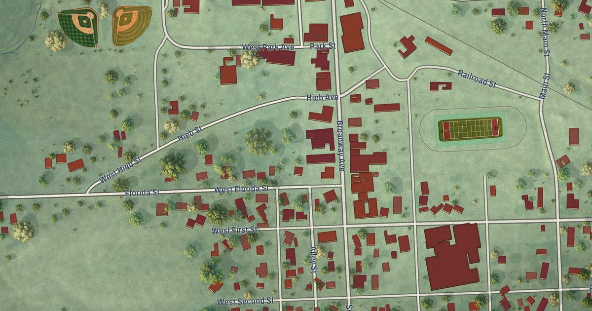 Map of Marion, South Dakota in 2026