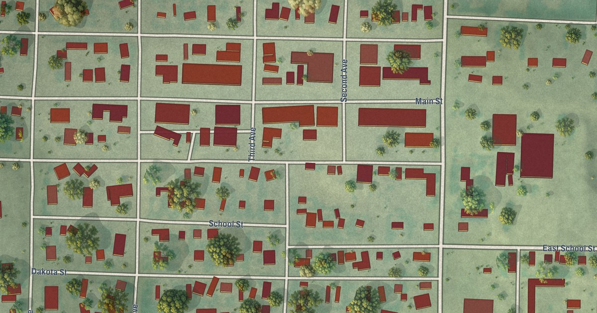 Map of Martin, South Dakota in 2026