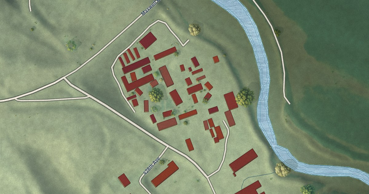 Map of Maxwell Colony, South Dakota in 2026