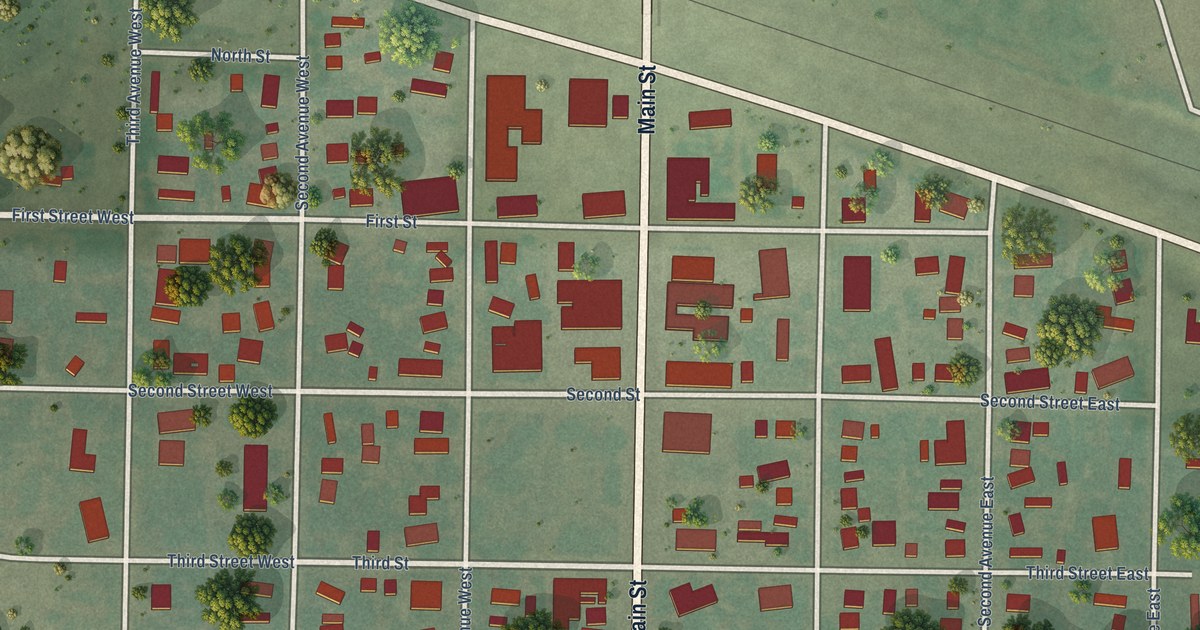 Map of McLaughlin, South Dakota in 2026