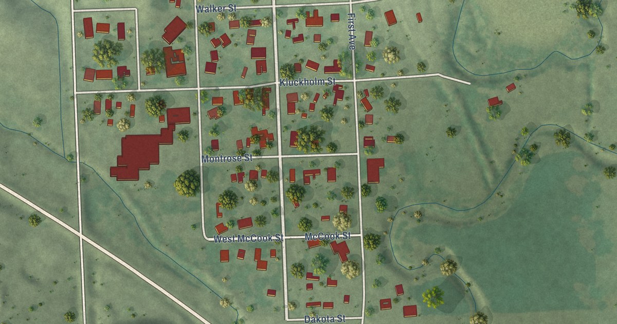 Map of Montrose, South Dakota in 2026