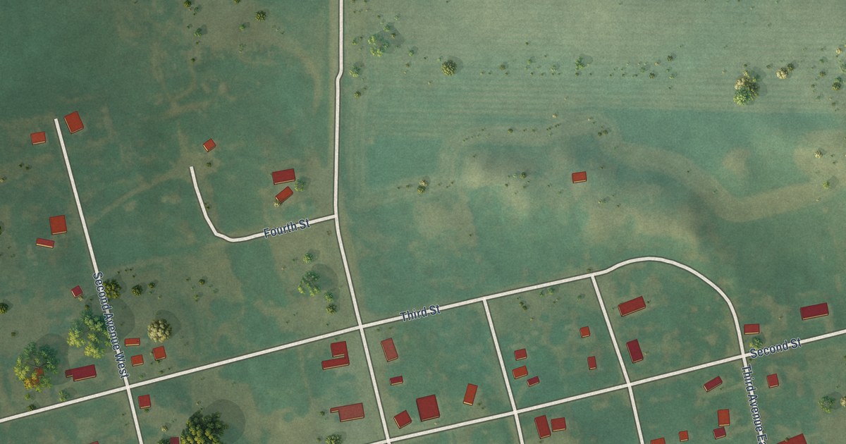 Map of Morristown, South Dakota in 2026