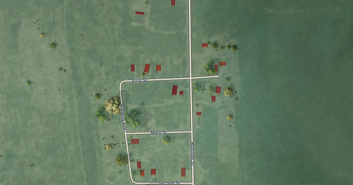 Map of Naples, South Dakota in 2026