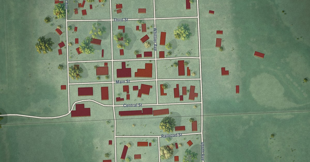 Map of New Effington, South Dakota in 2026