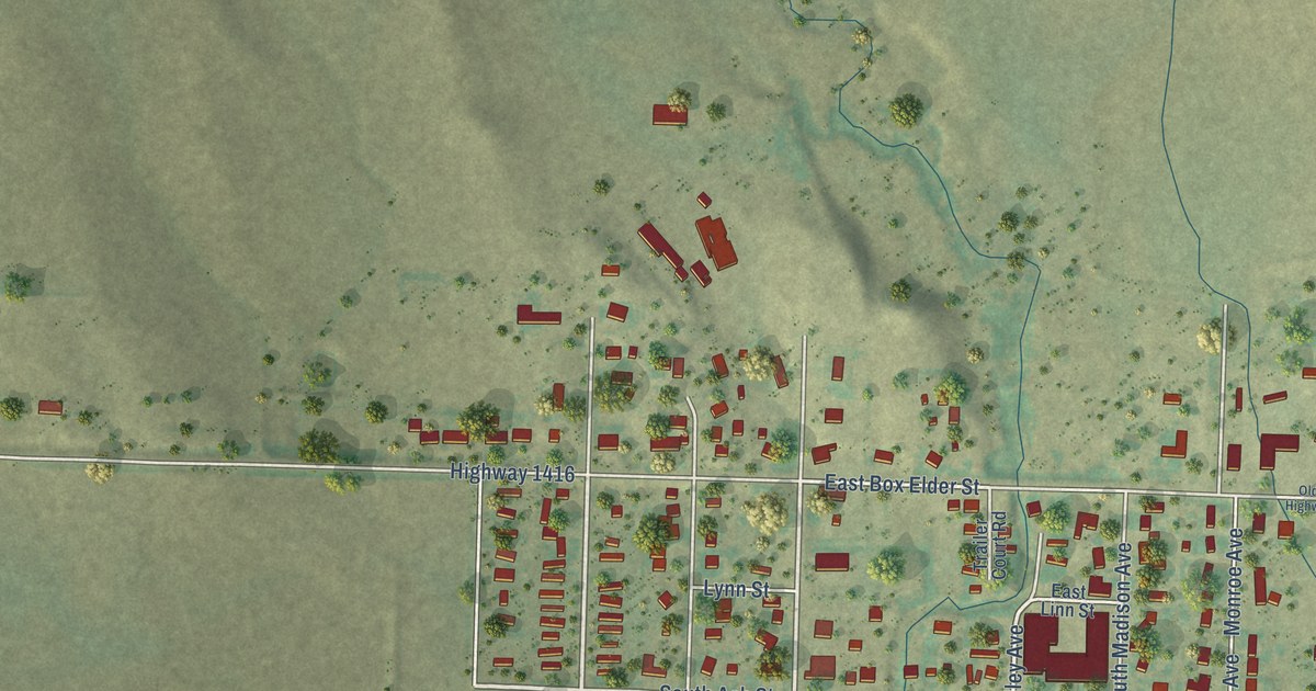Map of New Underwood, South Dakota in 2026