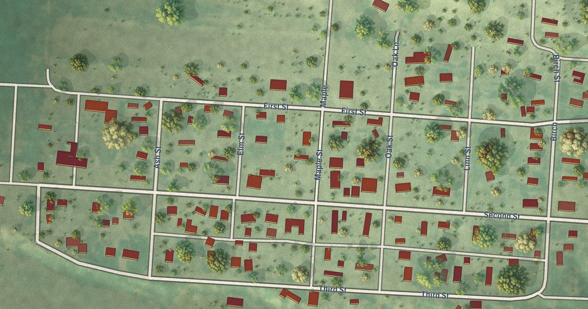 Map of Nisland, South Dakota in 2026
