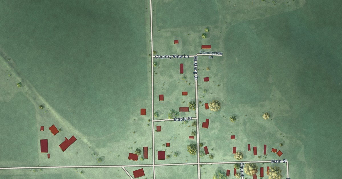 Map of Nunda, South Dakota in 2026