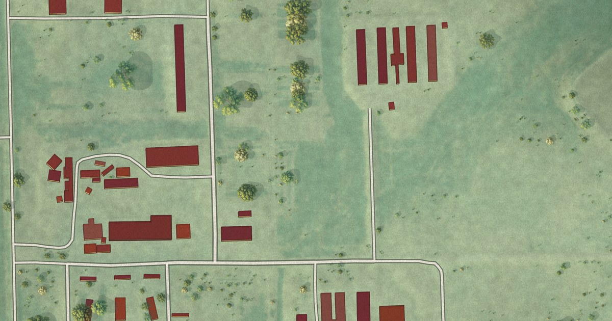 Map of Oak Lane Colony, South Dakota in 2026