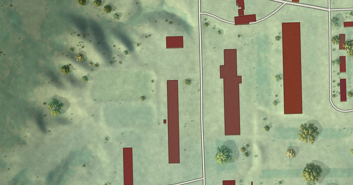 Map of Old Elm Spring Colony, South Dakota in 2026