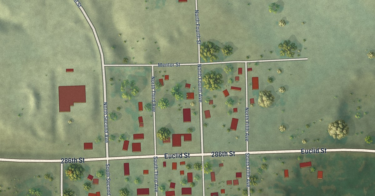 Map of Olivet, South Dakota in 2026