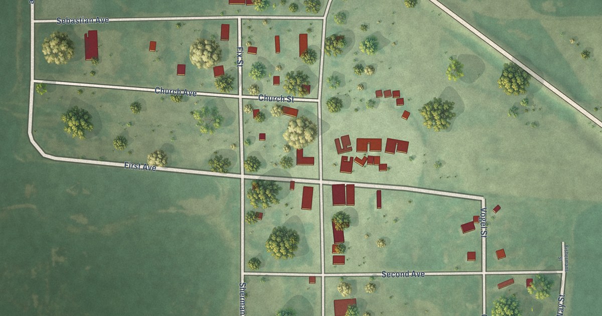 Map of Onaka, South Dakota in 2026