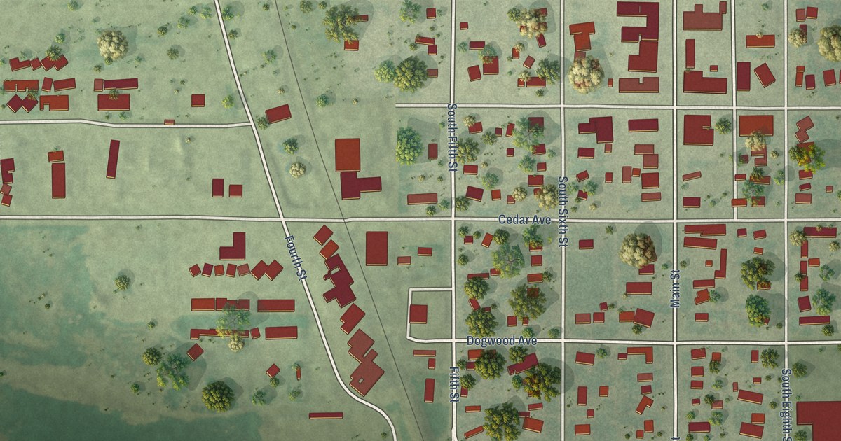 Map of Onida, South Dakota in 2026