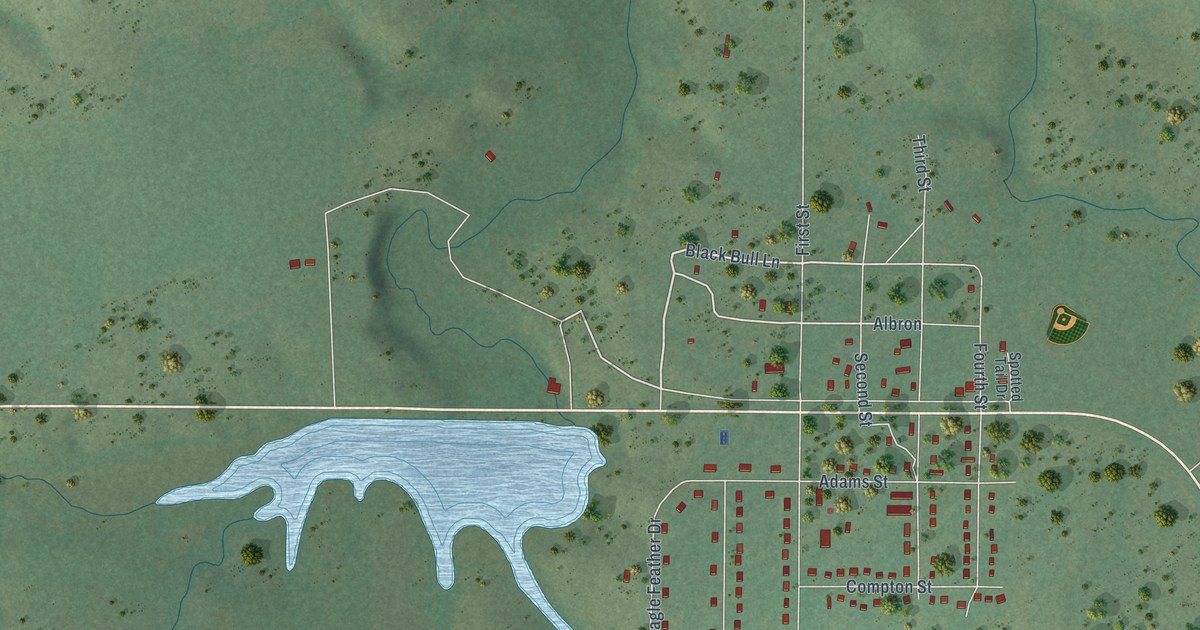 Map of Parmelee, South Dakota in 2026