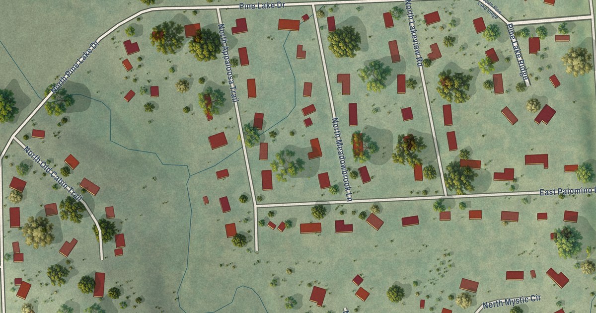 Map of Pine Lakes Addition, South Dakota in 2026