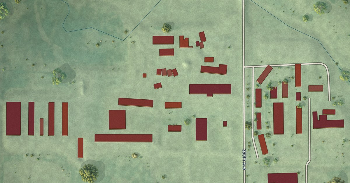 Map of Plainview Colony, South Dakota in 2026