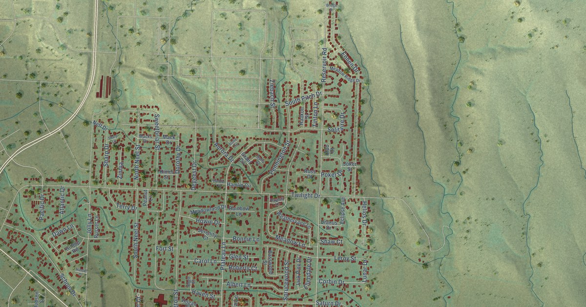 Map of Rapid Valley, South Dakota in 2026