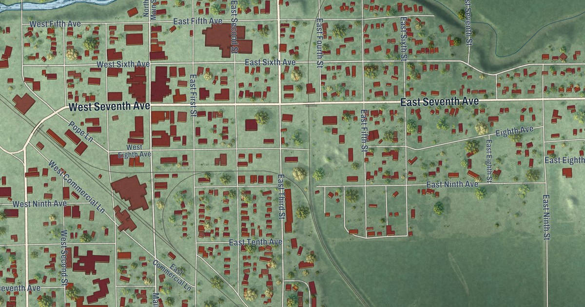 Map of Redfield, South Dakota in 2026