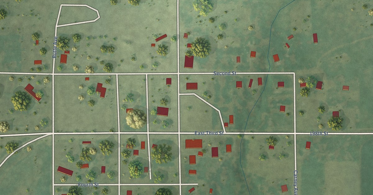Map of Ree Heights, South Dakota in 2026