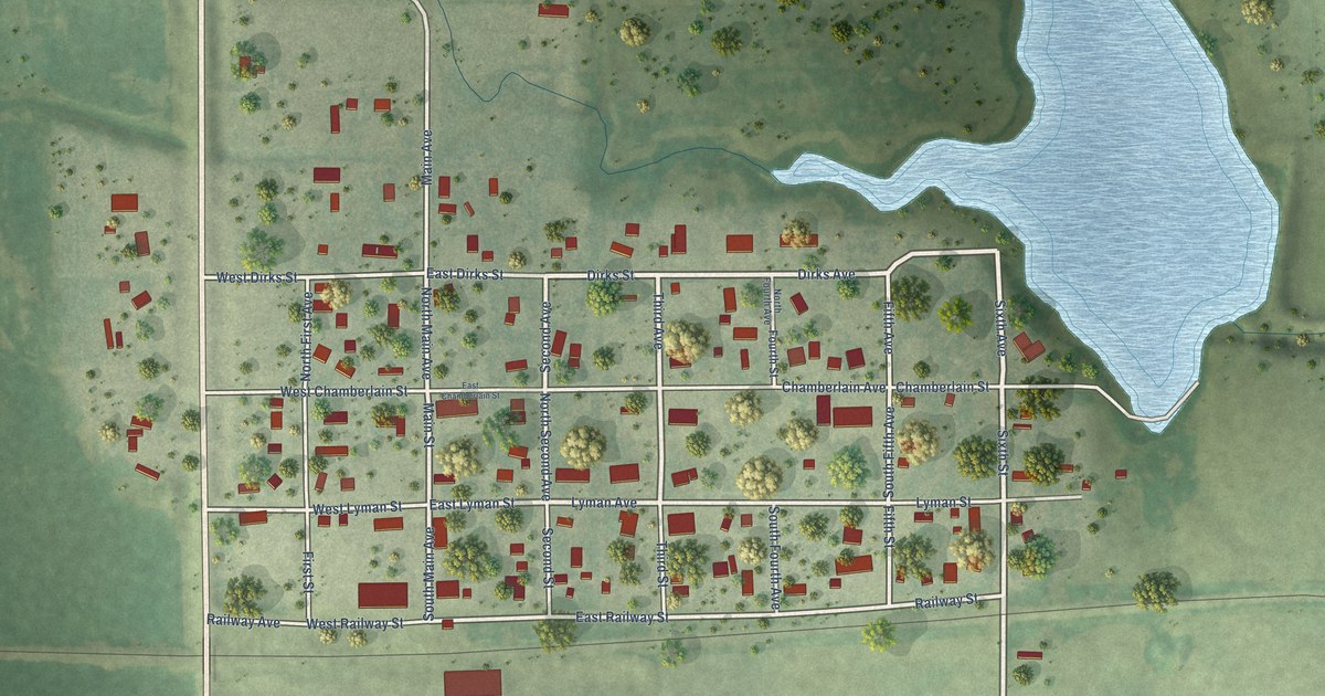 Map of Reliance, South Dakota in 2026