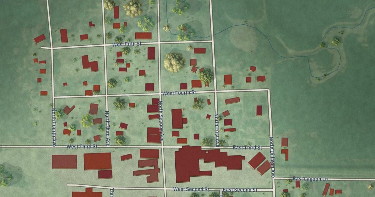 Map of Revillo, South Dakota in 2026