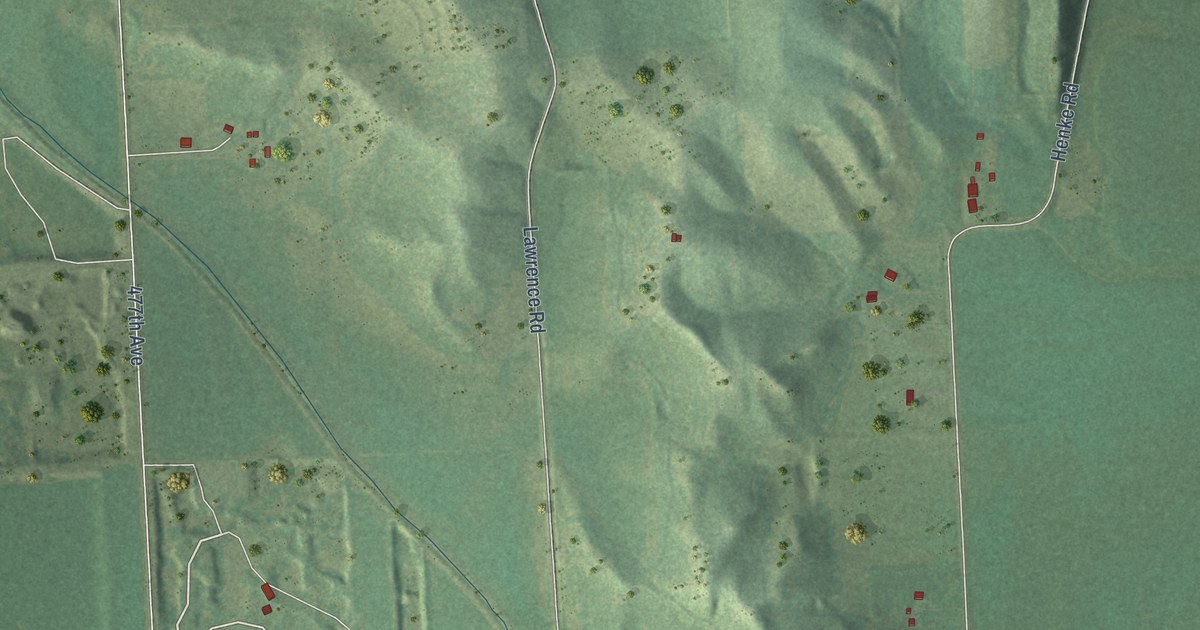 Map of Richland, South Dakota in 2026