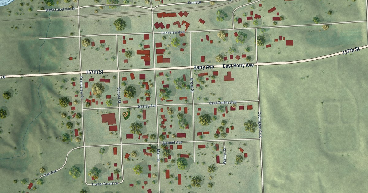 Map of South Shore, South Dakota in 2026