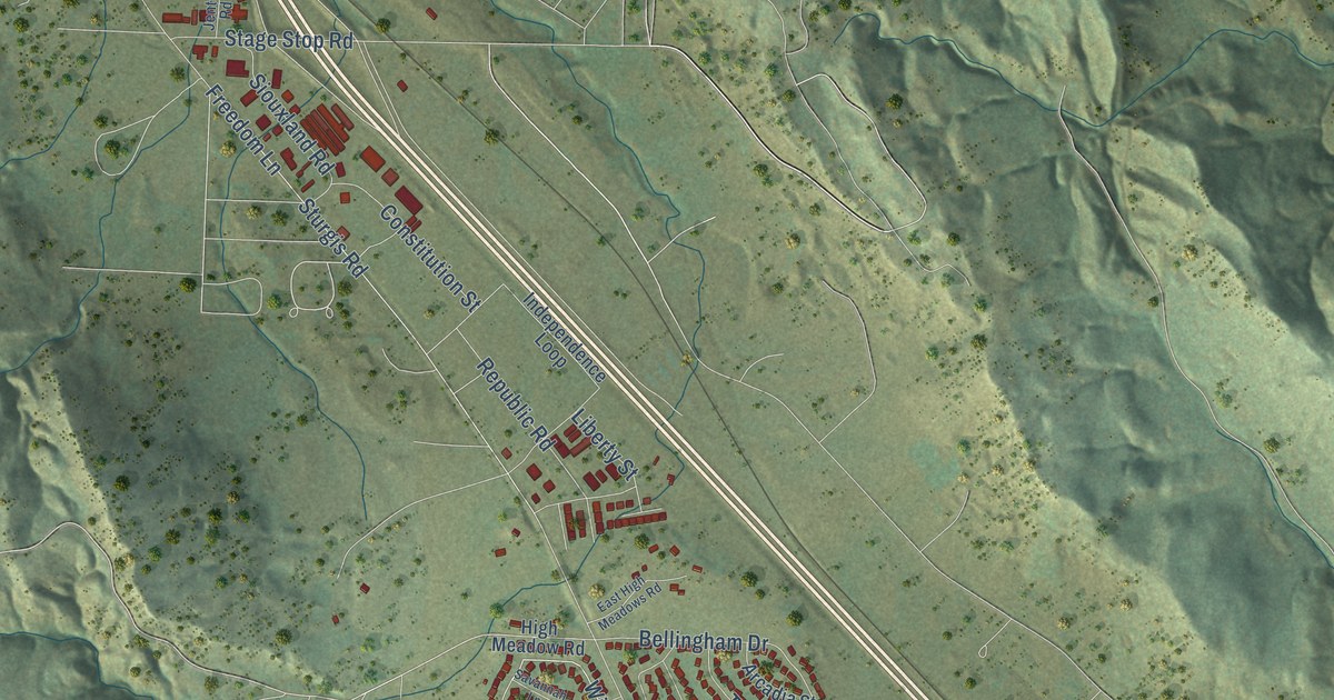 Map of Summerset, South Dakota in 2026