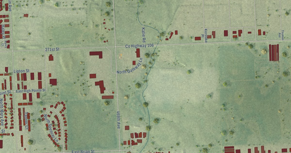 Map of Tea, South Dakota in 2026