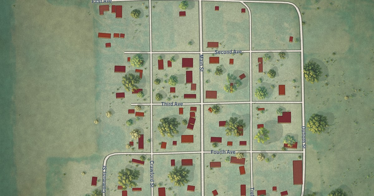 Map of Tolstoy, South Dakota in 2026