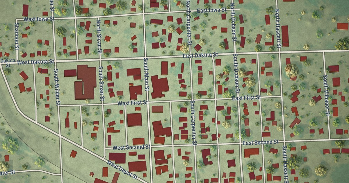 Map of Tripp, South Dakota in 2026