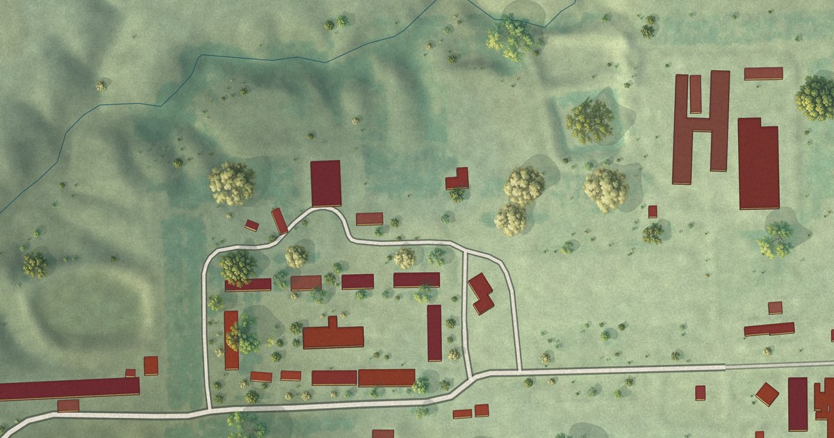 Map of Upland Colony, South Dakota in 2026