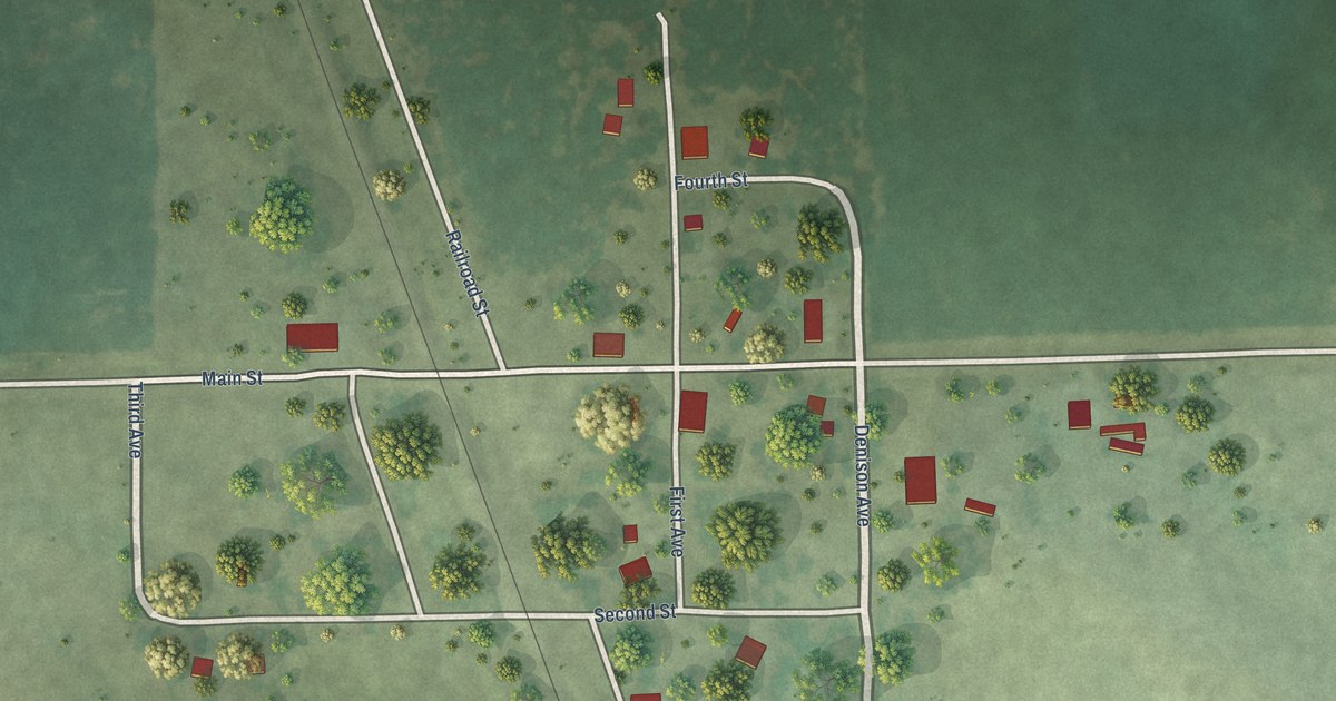 Map of Virgil, South Dakota in 2026