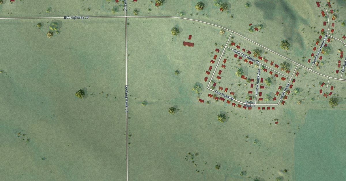 Map of West Brule, South Dakota in 2026