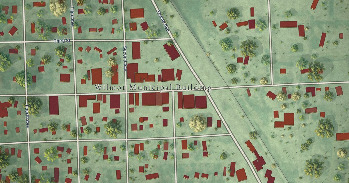 Map of Wilmot, South Dakota in 2026