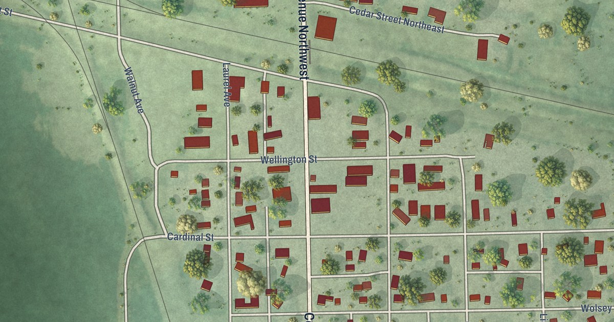 Map of Wolsey, South Dakota in 2026