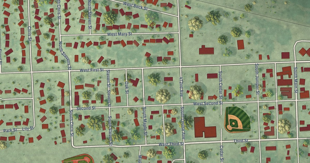 Map of Worthing, South Dakota in 2026
