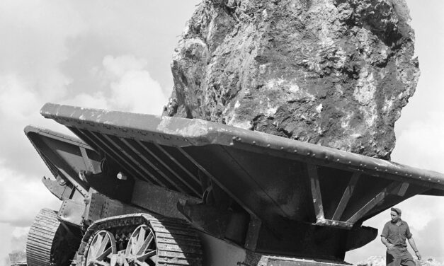 A 30-Ton Boulder for Guam’s Seawall, 1945