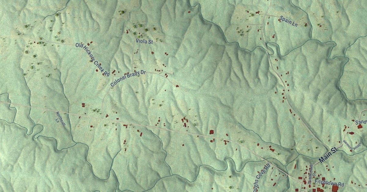 Map of Altamont, Tennessee in 2026