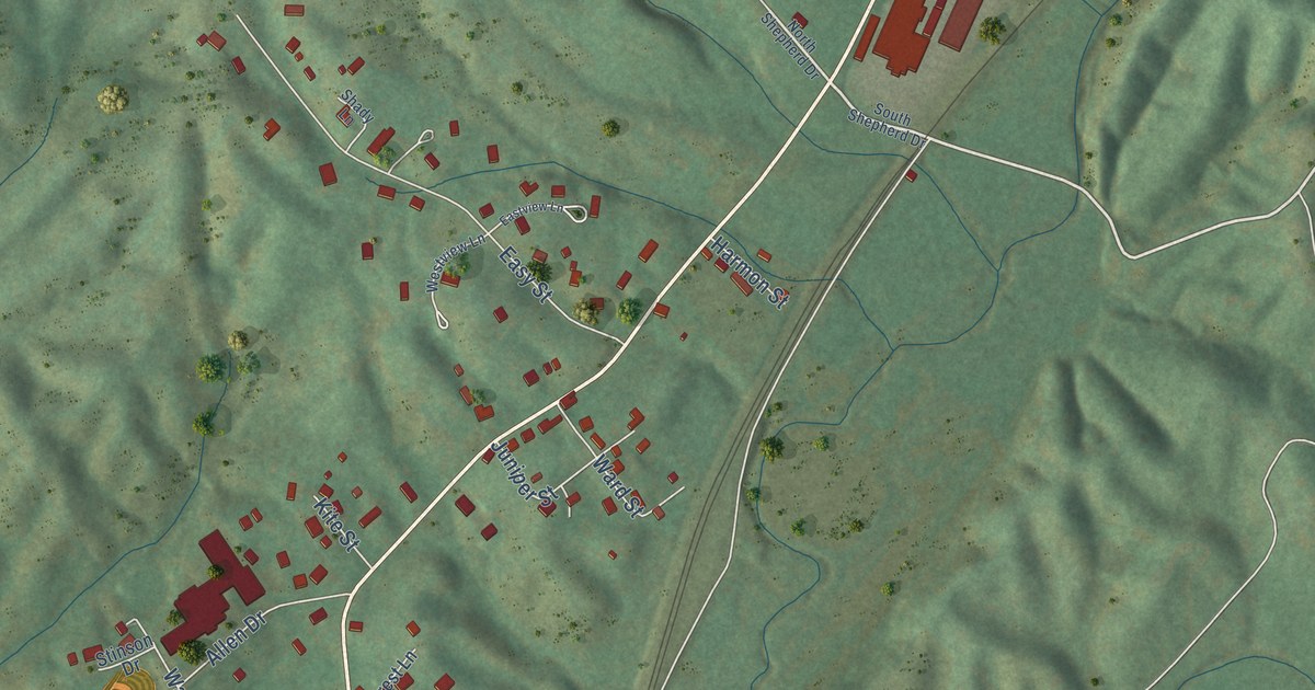 Map of Bulls Gap, Tennessee in 2026