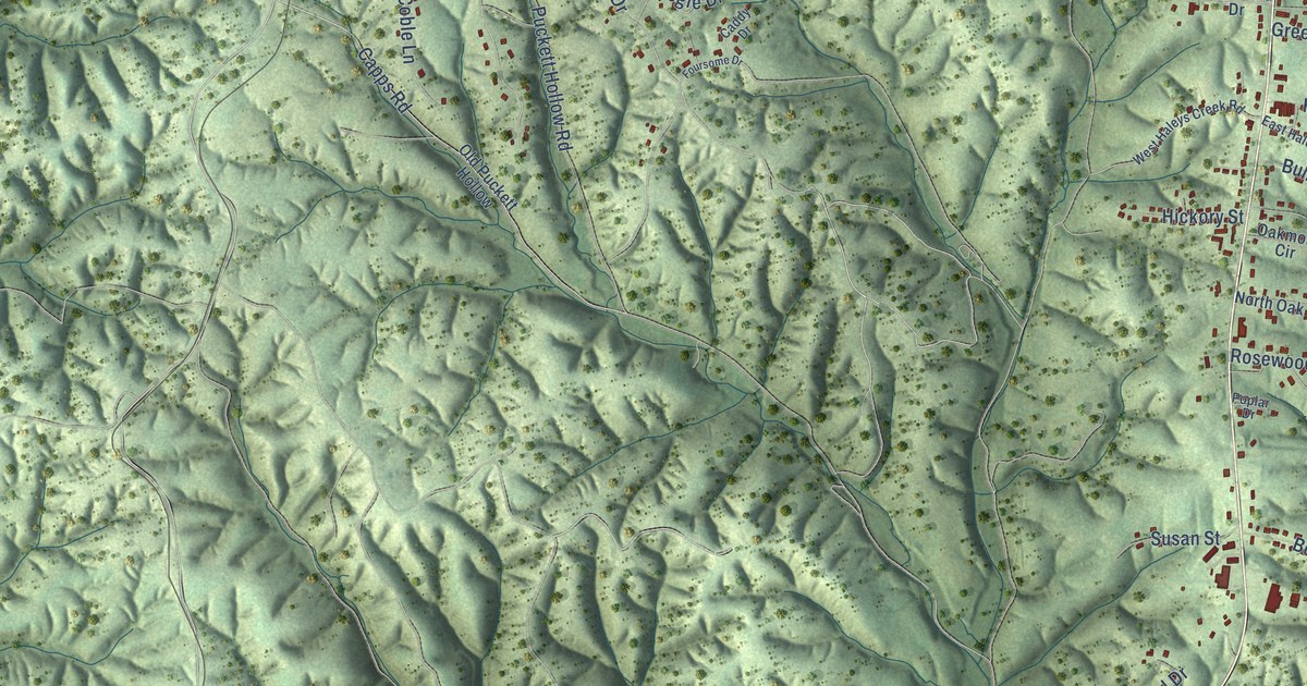 Map of Centerville, Tennessee in 2026